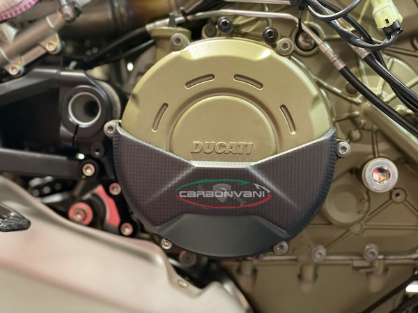 Carbonvani Carbon Fiber Clutch Cover for Ducati Panigale / Streetfighter V4 V4 / S (2025+) Carbonvani Carbon Fiber Clutch Cover for Ducati Panigale / Streetfighter V4 V4 / S (2025+)